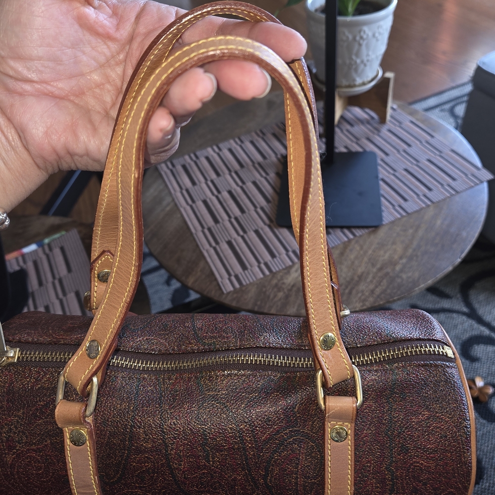 Etro Milano Small Barrel Satchel - Picture 5 of 9